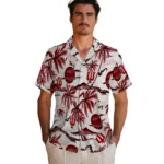 Indiana Hoosiers Hawaiian Shirt – Palm Sunset