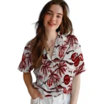 Indiana Hoosiers Hawaiian Shirt – Palm Sunset
