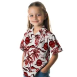 Indiana Hoosiers Hawaiian Shirt – Palm Sunset