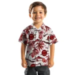Indiana Hoosiers Hawaiian Shirt – Palm Sunset