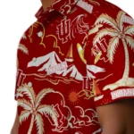 Indiana Hoosiers Hawaiian Shirt – Palm Tree Island