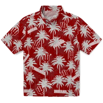 indiana hoosiers palm grove red hawaiian shirts best selling