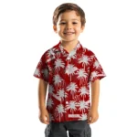 Indiana Hoosiers Hawaiian Shirt – Palm Tree Motif