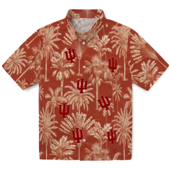 indiana hoosiers palm shadows red hawaiian shirts best selling