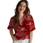 Indiana Hoosiers Hawaiian Shirt – Wave Palm
