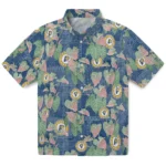 Indiana Pacers Hawaiian Shirt – Anthurium Overlay