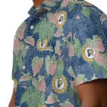 Indiana Pacers Hawaiian Shirt – Anthurium Overlay