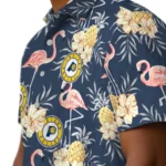 Indiana Pacers Hawaiian Shirt – Flamingo Hibiscus