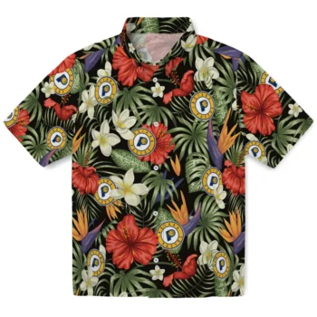 indiana pacers hibiscus bird hawaiian shirts best selling