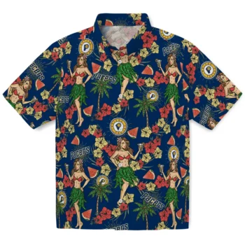 indiana pacers hawaiian girls design blue hawaiian shirts best selling