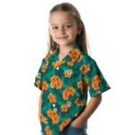 Indiana Pacers Hawaiian Shirt – Hibiscus and Palm Leaves