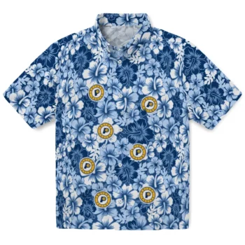 indiana pacers hibiscus blooms blue hawaiian shirts best selling