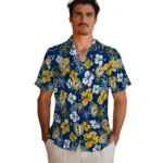 Indiana Pacers Hawaiian Shirt – Hibiscus Flower Design