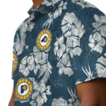 Indiana Pacers Hawaiian Shirt – Hibiscus Flowers