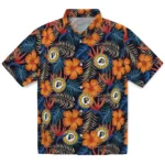 Indiana Pacers Hawaiian Shirt – Hibiscus Foliage