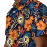 Indiana Pacers Hawaiian Shirt – Hibiscus Foliage