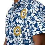 Indiana Pacers Hawaiian Shirt – Hibiscus Motif