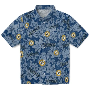 indiana pacers hibiscus oasis blue hawaiian shirts best selling