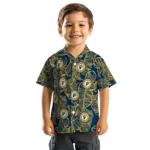Indiana Pacers Hawaiian Shirt – Leaf Outline