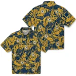 Indiana Pacers Hawaiian Shirt – Monstera Layer