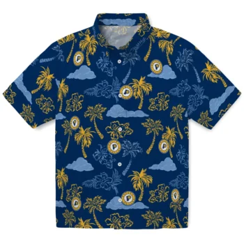 indiana pacers palm and clouds blue hawaiian shirts best selling