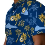Indiana Pacers Hawaiian Shirt – Palm And Clouds