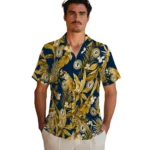 Indiana Pacers Hawaiian Shirt – Palm Leaves