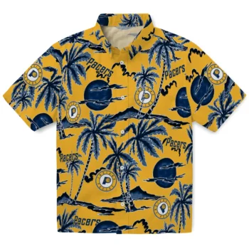 indiana pacers palm sunset hawaiian shirts best selling
