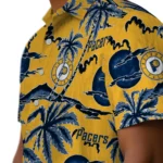 Indiana Pacers Hawaiian Shirt – Palm Sunset