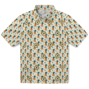 indiana pacers pineapple delight beige hawaiian shirts best selling