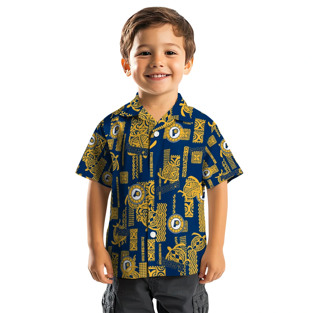 Indiana Pacers Hawaiian Shirt - Turtle Lines indiana pacers turtle lines blue hawaiian shirts top rated