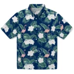 Indianapolis Colts Hawaiian Shirt – Flamingo and Hibiscus