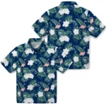 Indianapolis Colts Hawaiian Shirt – Flamingo and Hibiscus
