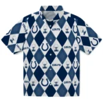 Indianapolis Colts Hawaiian Shirt – Golfing Plaid