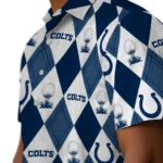 Indianapolis Colts Hawaiian Shirt – Golfing Plaid