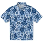 Indianapolis Colts Hawaiian Shirt – Hibiscus Blooms
