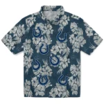 Indianapolis Colts Hawaiian Shirt – Hibiscus Flowers