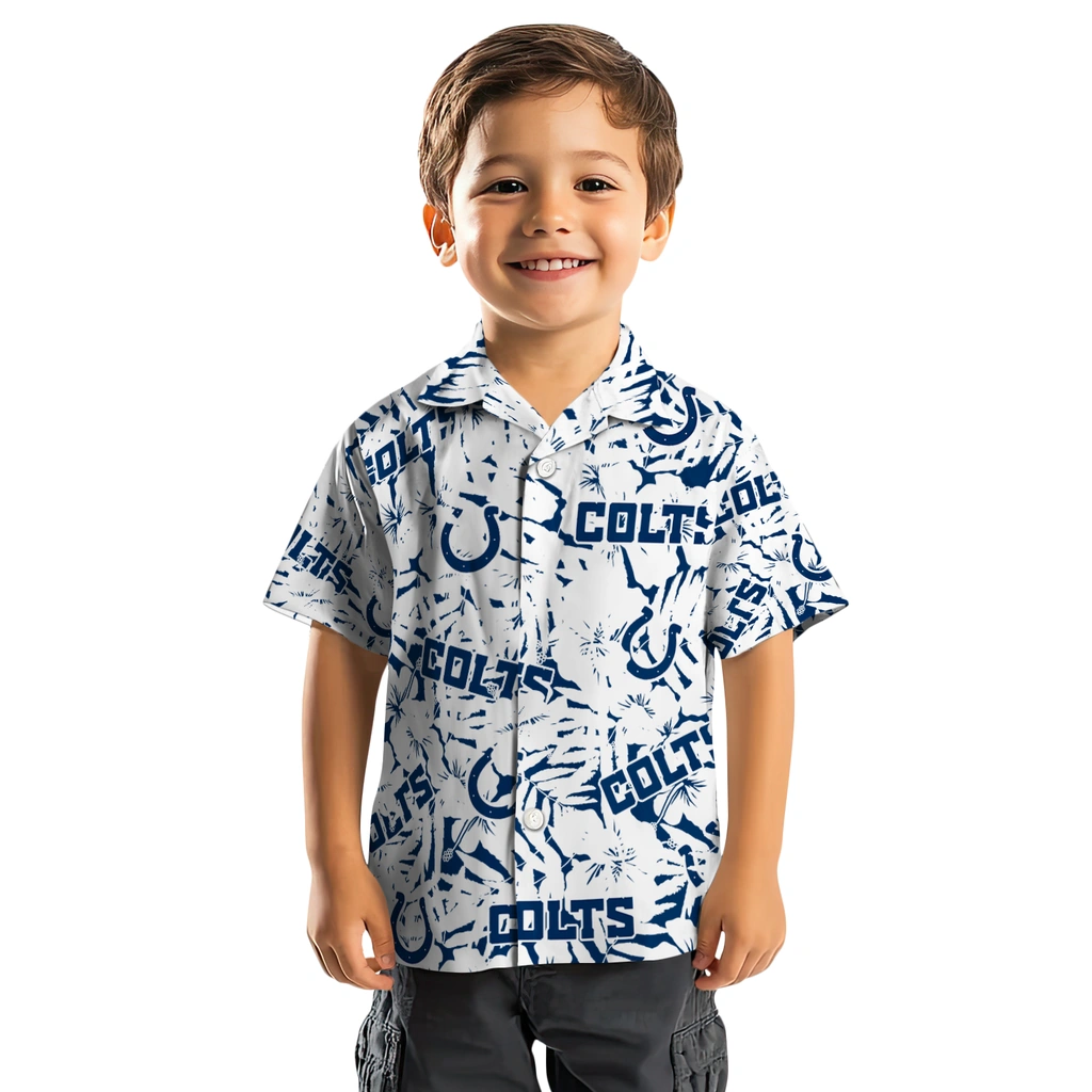 Indianapolis Colts Hawaiian Shirt - Hibiscus Overlay indianapolis colts hibiscus overlay hawaiian shirts top rated