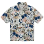Indianapolis Colts Hawaiian Shirt – Hibiscus Seaside