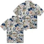Indianapolis Colts Hawaiian Shirt – Hibiscus Seaside