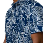 Indianapolis Colts Hawaiian Shirt – Leaf Outline