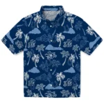 Indianapolis Colts Hawaiian Shirt – Palm And Clouds