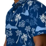 Indianapolis Colts Hawaiian Shirt – Palm And Clouds