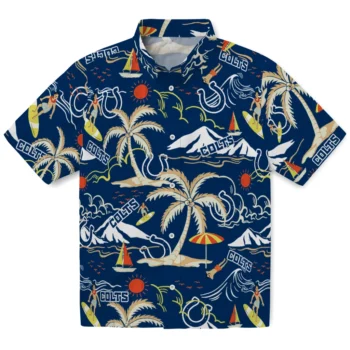 indianapolis colts palm tree island blue hawaiian shirts best selling