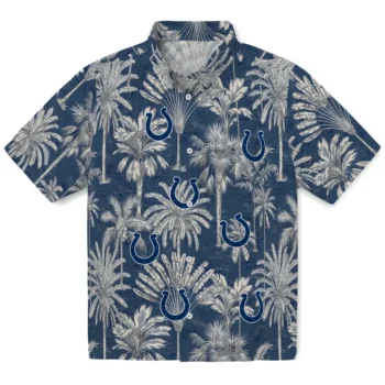 indianapolis colts palm shadows blue hawaiian shirts best selling