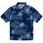 Indianapolis Colts Hawaiian Shirt – Wave Palm