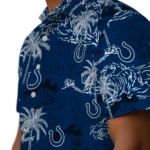 Indianapolis Colts Hawaiian Shirt – Wave Palm