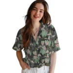 Iowa Hawkeyes Hawaiian Shirt – Anthurium Overlay
