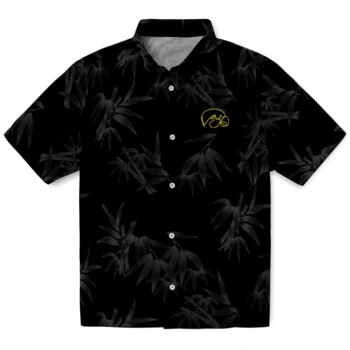 iowa hawkeyes bamboo branches black hawaiian shirts best selling