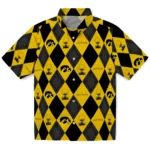 Iowa Hawkeyes Hawaiian Shirt – Golfing Plaid